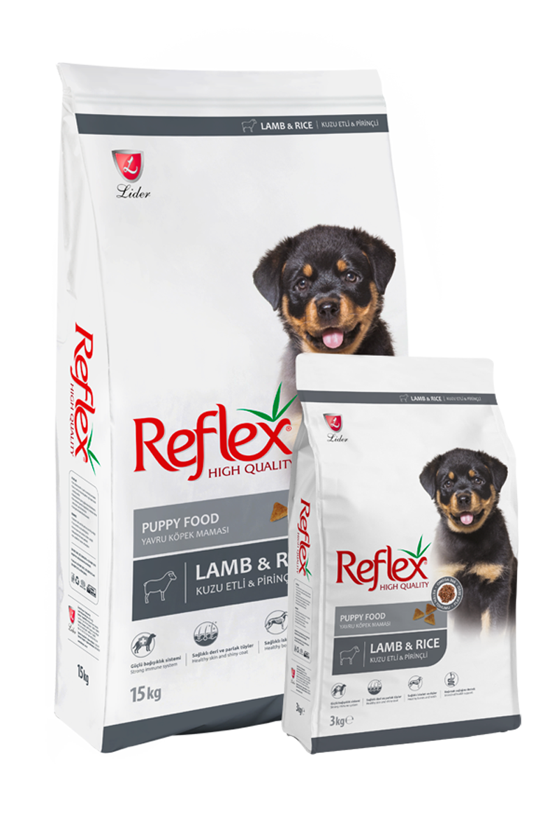 Reflex Puppy Kuzu Etli Pirinçli 15 Kg Yavru Köpek Maması